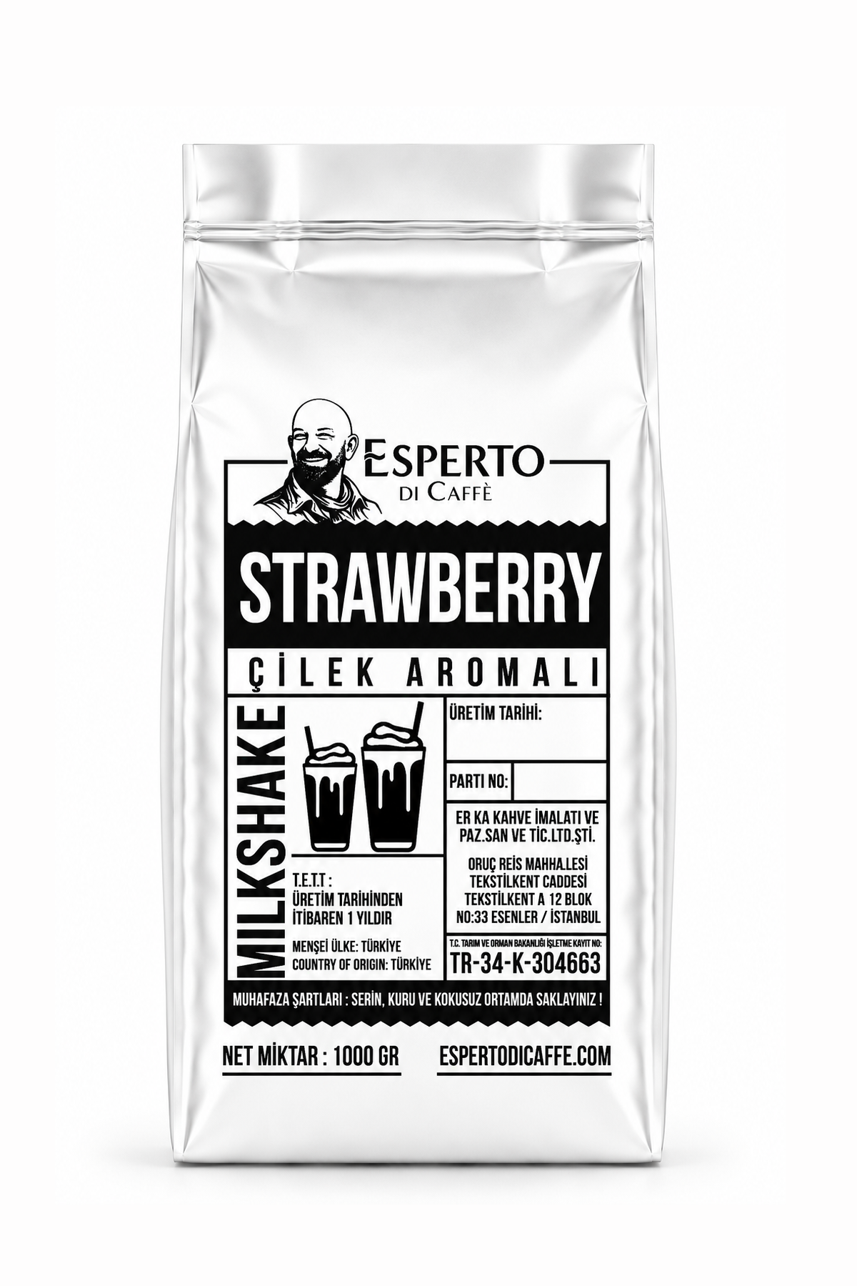 Milkshake Çilek 1000g