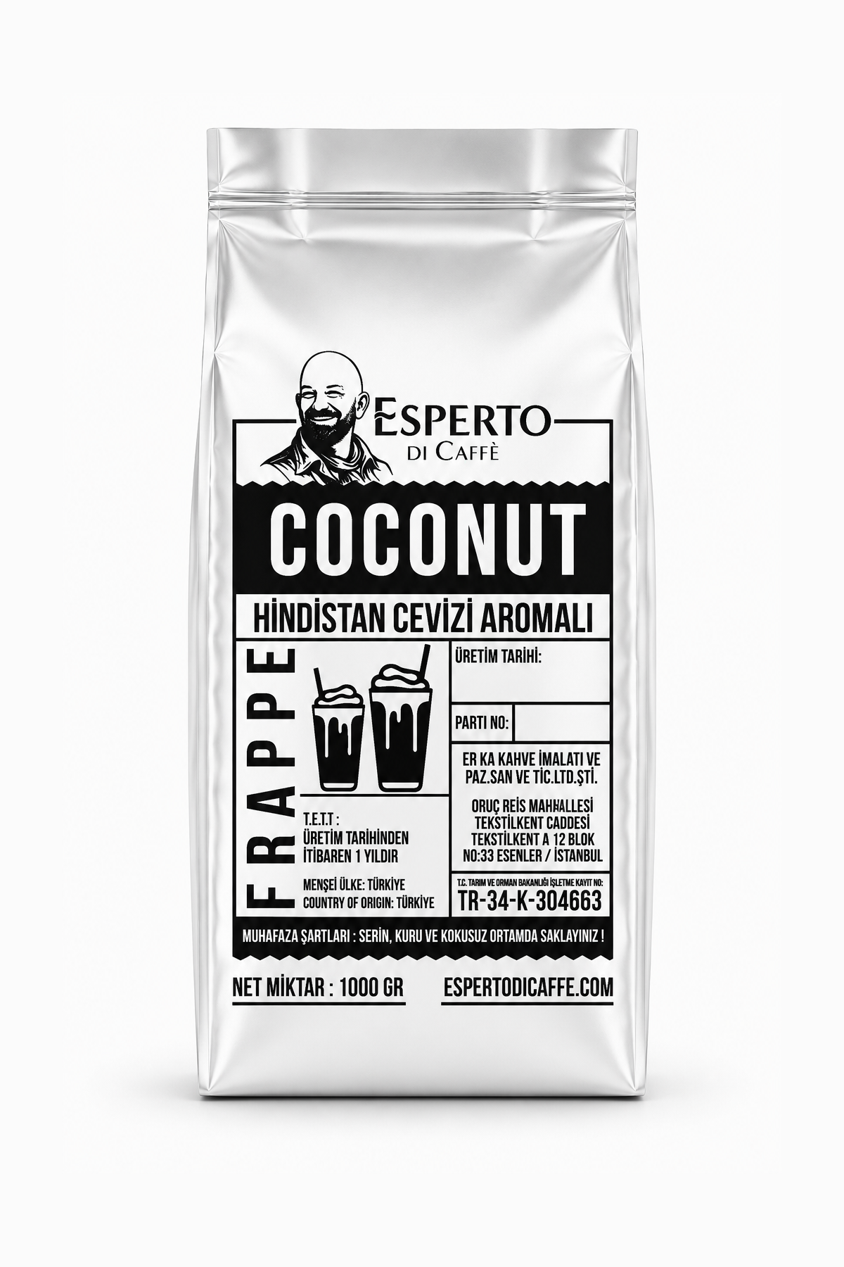 Smoothie Frappe Hindistan Cevizi 1000g