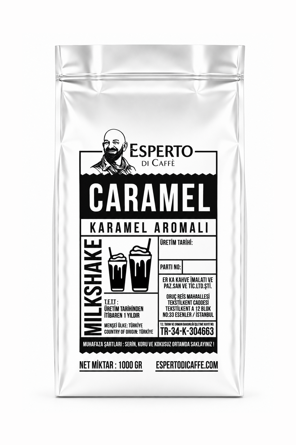 Milkshake Karamel 1000g