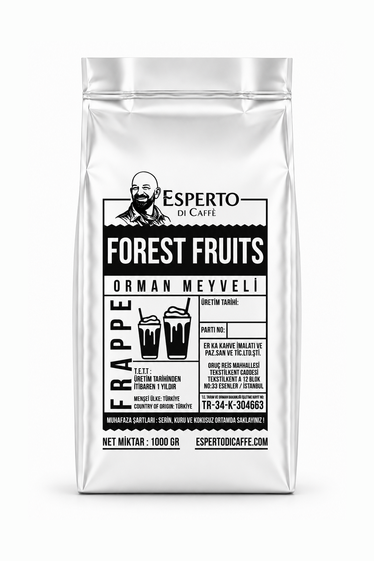 Smoothie Frappe Kırmızı Orman 1000g